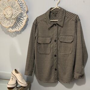 Chapter One houndstooth Shacket size large